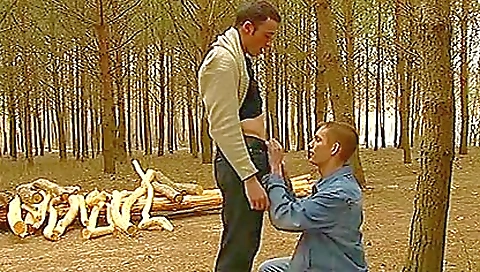 Sexy chick gets her tight pussy fucked by a huge cock
