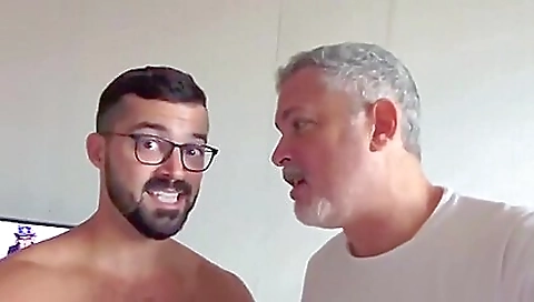 Shaving and fucking his wife's best friend