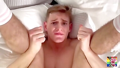 Cheating his girlfriend's hot boyfrie risky friend
